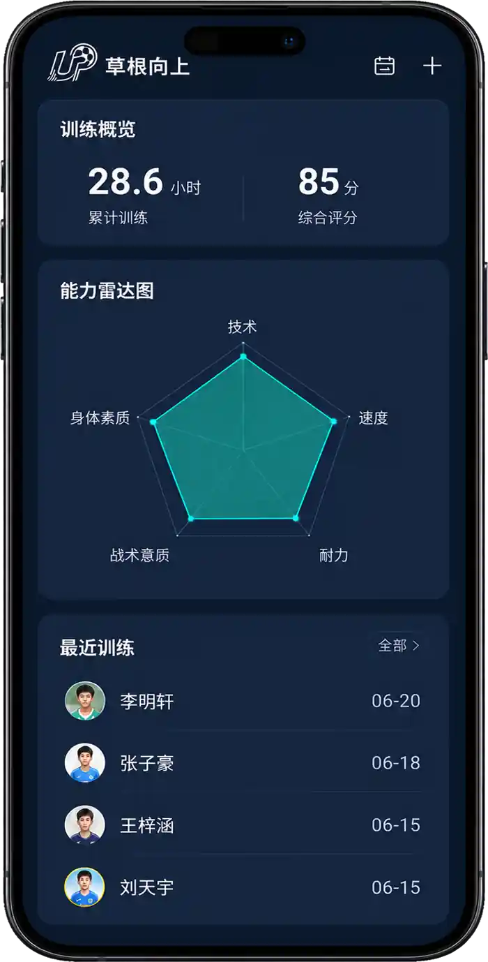 智能运动数据 App